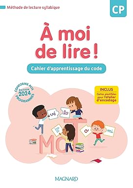 À moi de lire ! CP (2024) - Cahier d'apprentissage du code 9782210512153 - Schoolastic