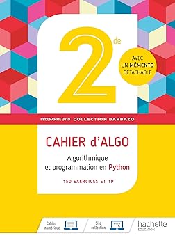 Barbazo algo 2nde - Cahier d'exercices - Ed. 2019 Paperback – May 9, 2019 9782017866039 - Schoolastic