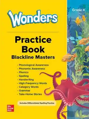 Wonders 2023 Gr K Vol 1 Practice Book 9781309132401 - Schoolastic